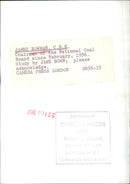 James Bowman, Chairman of the National Coal Board, is captured in a study by renowned photographer Jane Bown. - Vintage Photograph