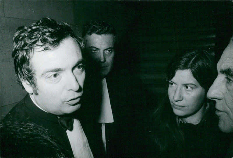 Colombian President Iván Duque and French President Emmanuel Macron meet in Paris to discuss strengthening economic ties between the two countries. - Vintage Photograph