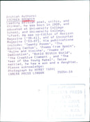 Stephen Spender, British poet, critic, and thinker, is photographed at home in London in 1971. - Vintage Photograph