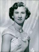 Miss Rosemary Bond, daughter of Sir Ralph Bond CBE and Lady Bond, is presented to Queen Elizabeth II at St. Mary's Hospital in London, England on June 13th, 1952. Photo: FAYER/Camera Press London. - Vintage Photograph
