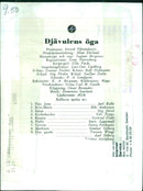 On August 3, 1960, Swedish film studio Svensk Filmindustri premiered the film "Djävulens öga" ("The Devil's Eye"), directed by Ingmar Bergman and starring Bibi Andersson, Stig Järrel, and Nils Poppe. - Vintage Photograph