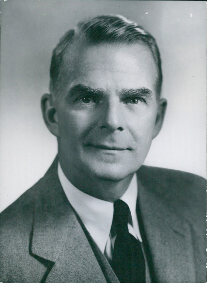 Senator John Marshall Butler of Maryland speaks in the Senate Chamber of the Capitol. - Vintage Photograph