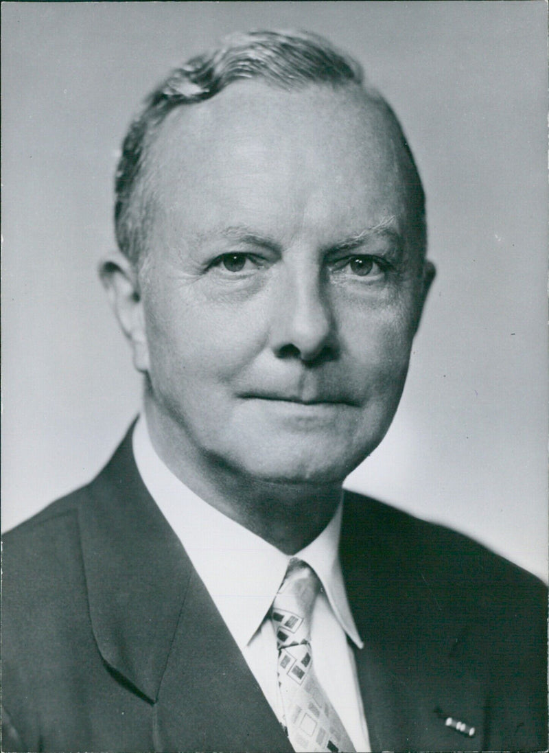 Senator Stephen M. Young of Ohio is photographed in Washington DC. - Vintage Photograph