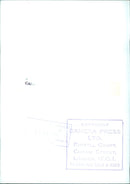 A family of four stands in front of the iconic Stockholm Central Station, built in 1866. - Vintage Photograph