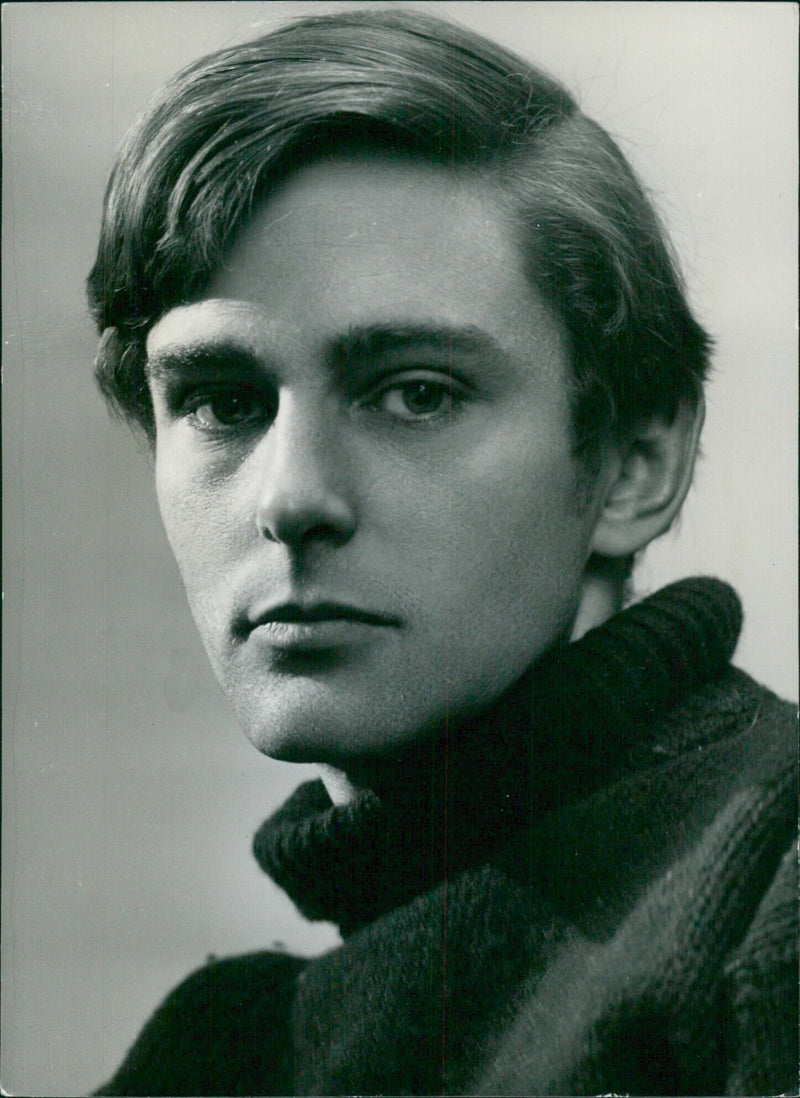 Anthony Weller, a promising young sculptor, is to marry painter Julia Heseltine, daughter of artist Anna Zinkeisen. - Vintage Photograph