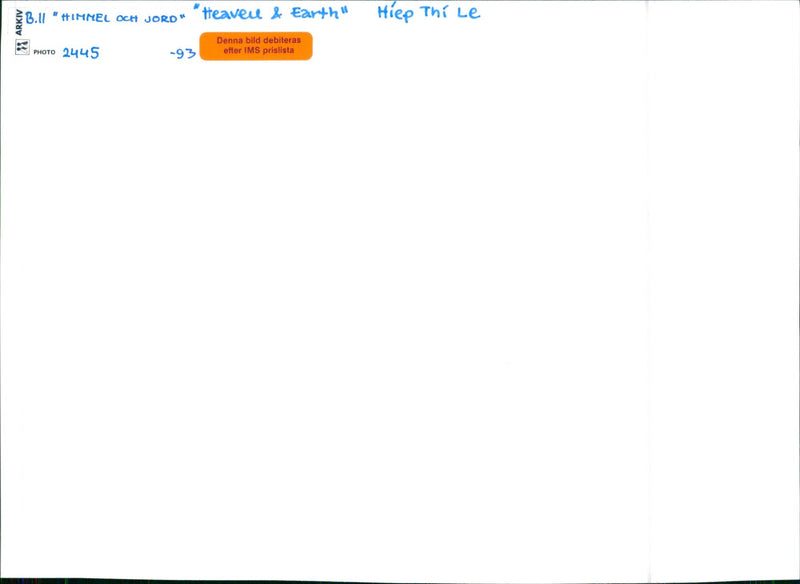 In this image taken by photographer Hiệp Thí Le N, the sky and earth are depicted in a peaceful harmony in a photo titled "Himmel Och Jord" (Heaven & Earth). - Vintage Photograph
