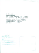 Larry Hagman portrays the iconic character J.R. Ewing in the hit soap drama "Dallas". - Vintage Photograph