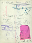 Members of the Swedish delegation attending the International Congress of Women in 1929 in The Hague, Netherlands. - Vintage Photograph