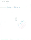 Rita Gam, accompanied by RIDH GAN 5061 1 Fuchs, visits Banegårdsplads 1 in Copenhagen on a sunny day. - Vintage Photograph