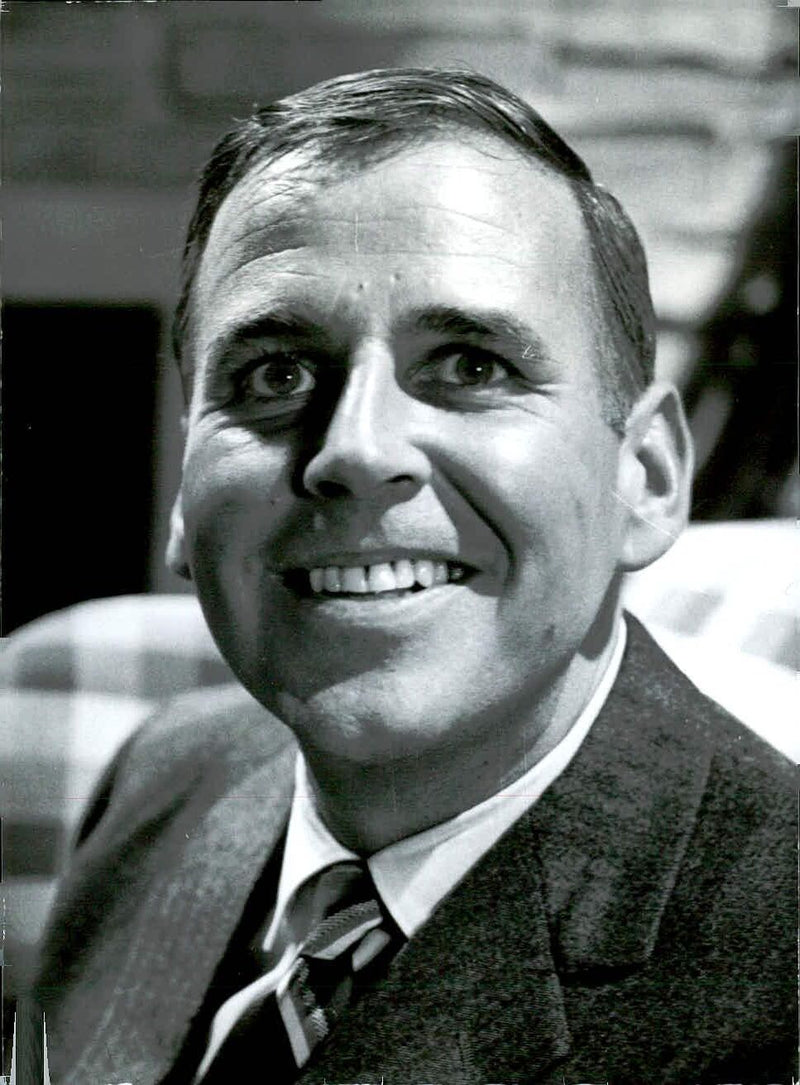 American comedian Paul Lynde poses for a portrait in London, England, July 17, 1962. - Vintage Photograph