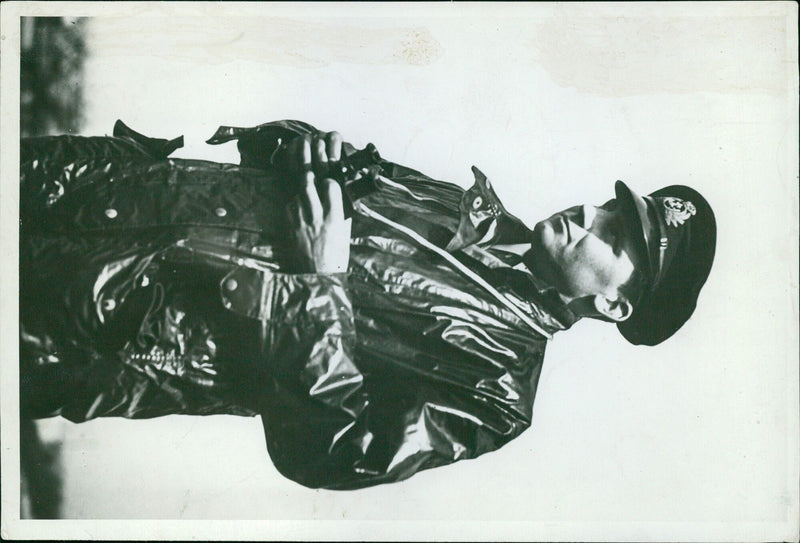 Members of the C.I. 4 Navy crew pose aboard a Jhotta & Fartyg 1943 6994 in 1943. - Vintage Photograph