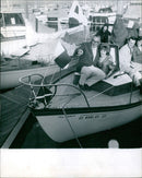 A 1965 Chevrolet Camaro Nola owned by Carol J. حمن نے is seen parked outside of CF 6541 CE One in Topsgat, January 1, 1965. - Vintage Photograph