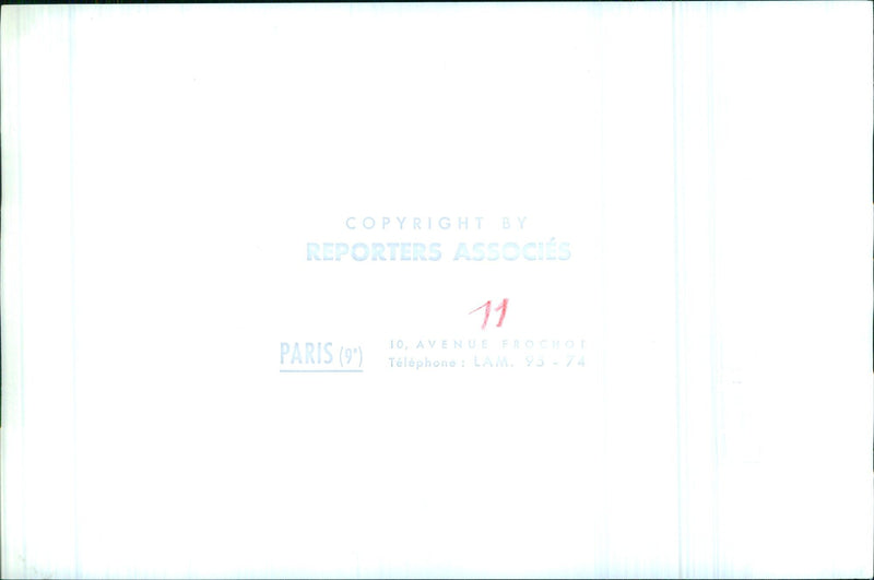 A group of people gather on the Avenue Frochot in Paris, France, on October 11, 2020. - Vintage Photograph