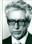 Soviet Politicians PYOTR DEMICHEV (left) and OPS (right) pictured together during a meeting in 1974. - Vintage Photograph