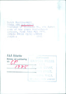 FRANS VAN DEN HOVEN, Chairman of Unilever NV, is photographed on 13th May 1975. - Vintage Photograph