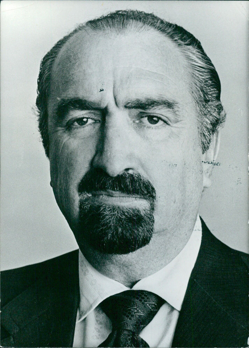 Julio de Zavala Urriolagoitia, Bolivia's Permanent Representative to the United Nations since 1973, speaks at the United Nations in New York City. - Vintage Photograph