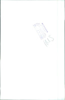 A woman poses with a sign that reads "IMS INTERNATIONAL TI CY ALBERTO AD A, 19 TEL. 2410752 MADRID-15" in Madrid, Spain. - Vintage Photograph