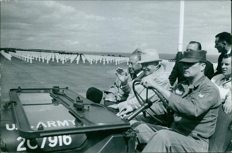 Swedish Army soldiers in formation during a military exercise in Torstag, Stockholm, Sweden, on August 2, 1963. - Vintage Photograph