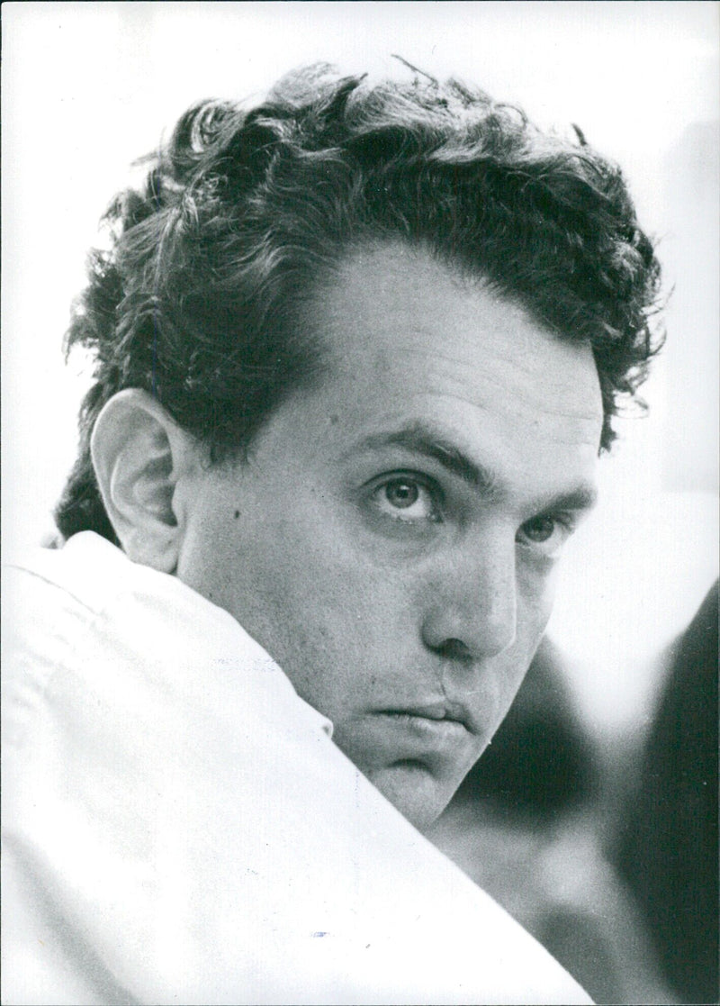 Grandmaster James E. Tarjan of the United States competes in the 1982 Lucern Chess Olympiad. - Vintage Photograph