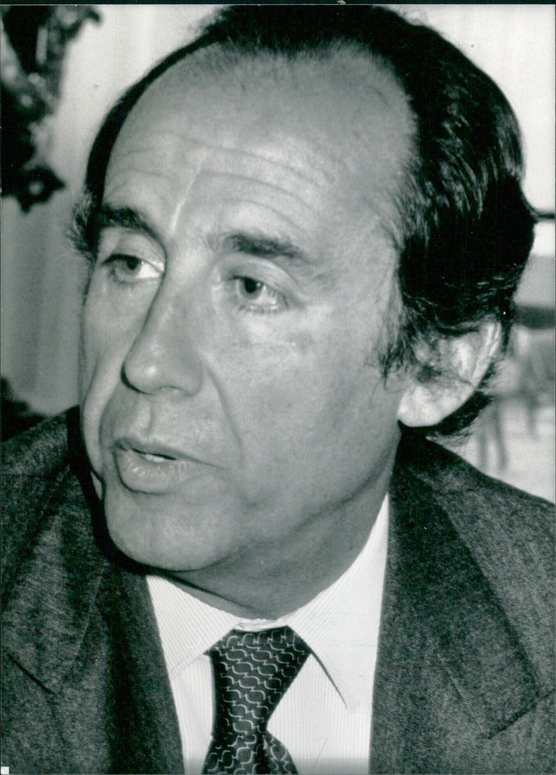 Spanish businessman Jose Maria Ruiz Mateos, founder of the Rumasa business empire, is pictured in a 1984 file photo. - Vintage Photograph