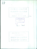 A photographer from Paris Match and Marie Claire magazines captures an image of the streets of Stockholm, Sweden on September 7, 1950. - Vintage Photograph