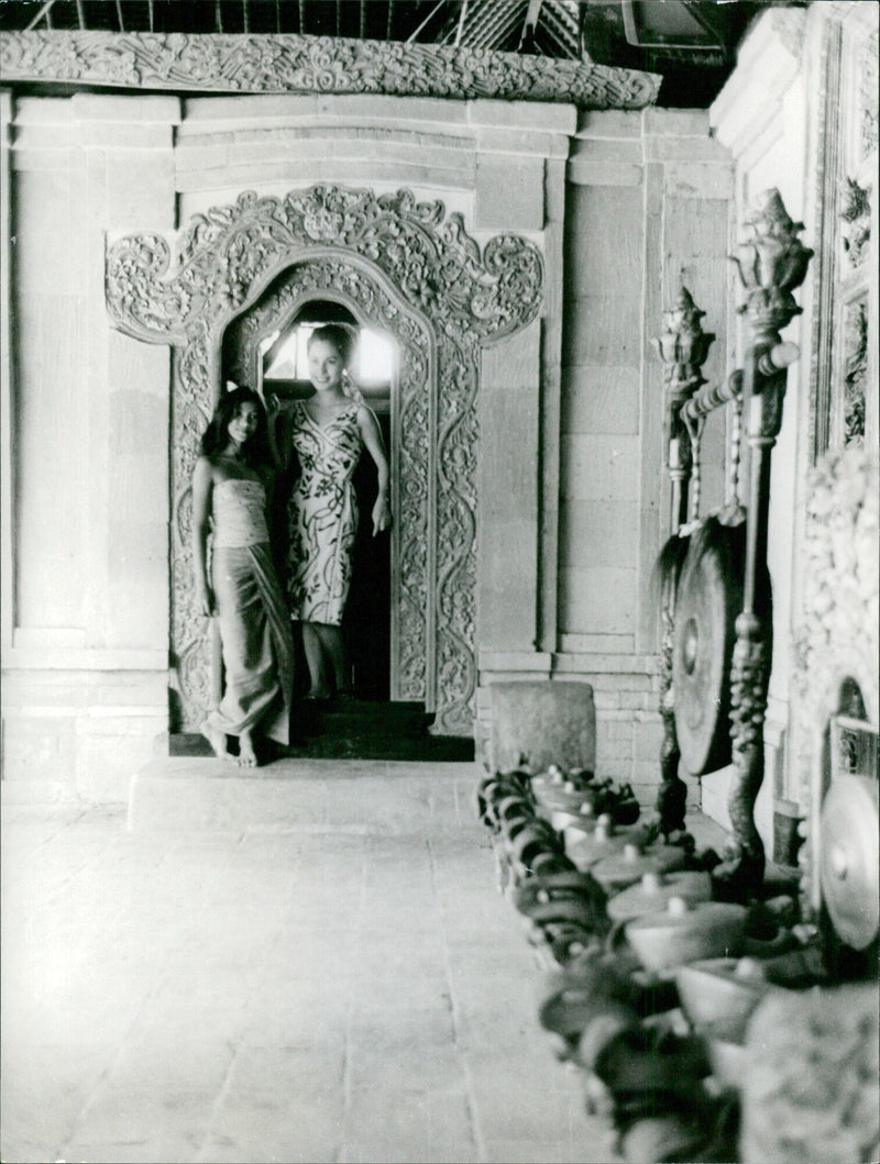 Residents of Subarur celebrate the opening of the Dur O TAT HOLYW STIE in a joyous ceremony. - Vintage Photograph