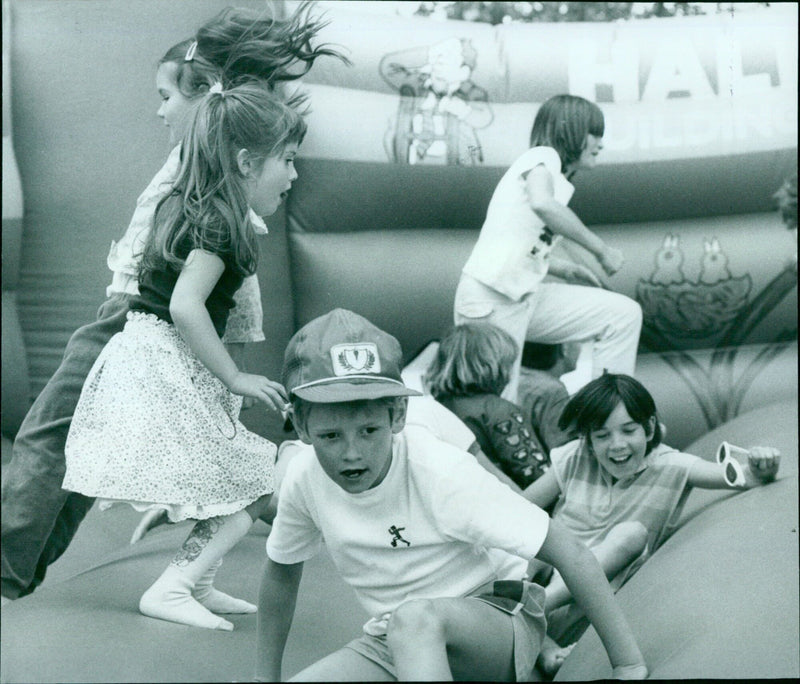 Actors on the set of the film Chenwell. - Vintage Photograph