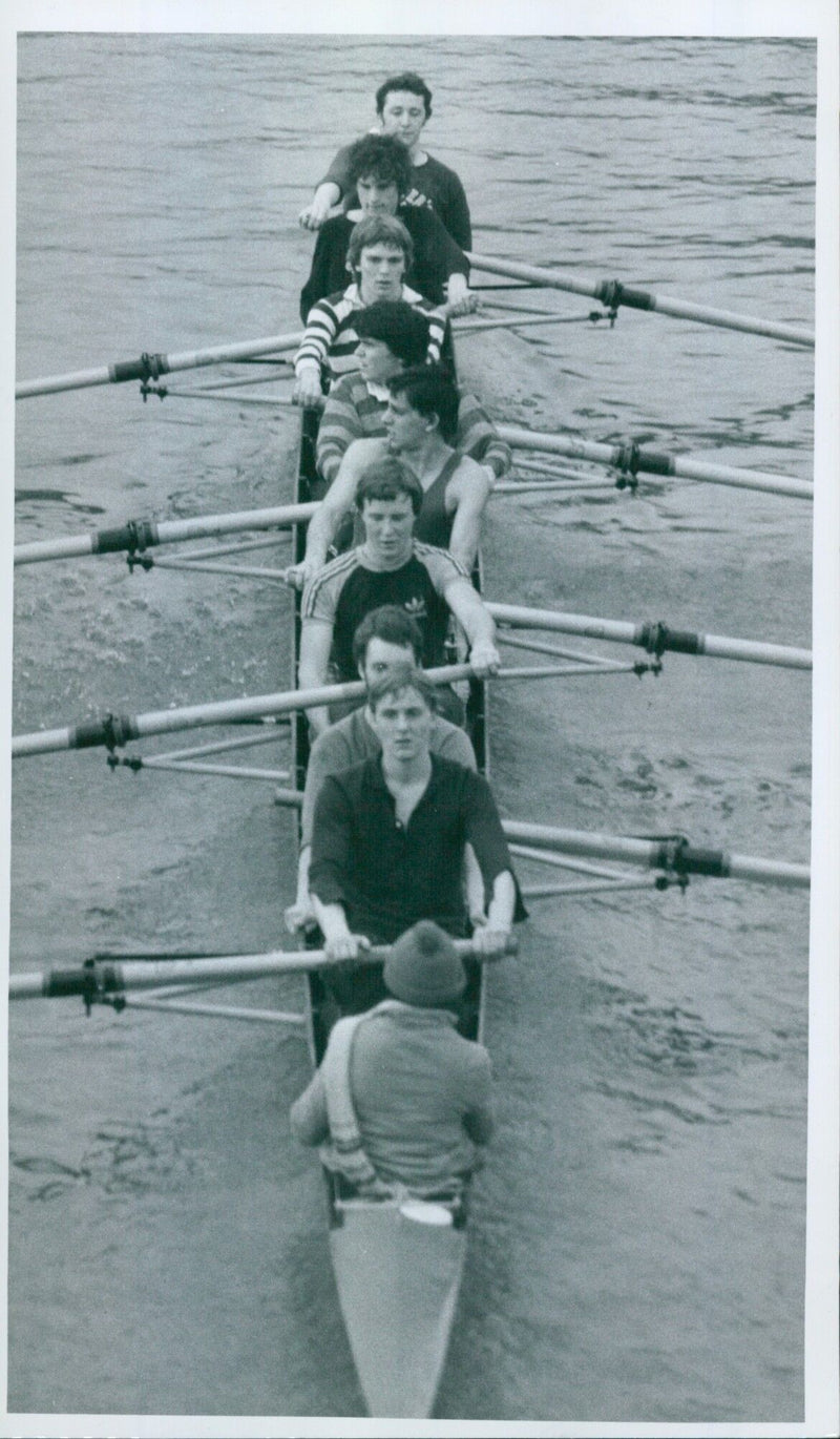 Oxford University narrows their coxswain choice as they prepare for the upcoming Boat Race. - Vintage Photograph