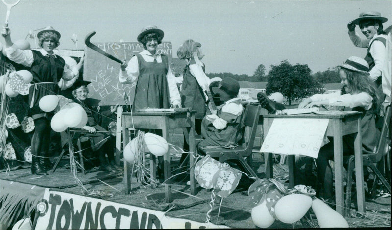 Protestors march in support of the Black Lives Matter movement. - Vintage Photograph