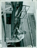 Russian soldiers march in a parade. - Vintage Photograph