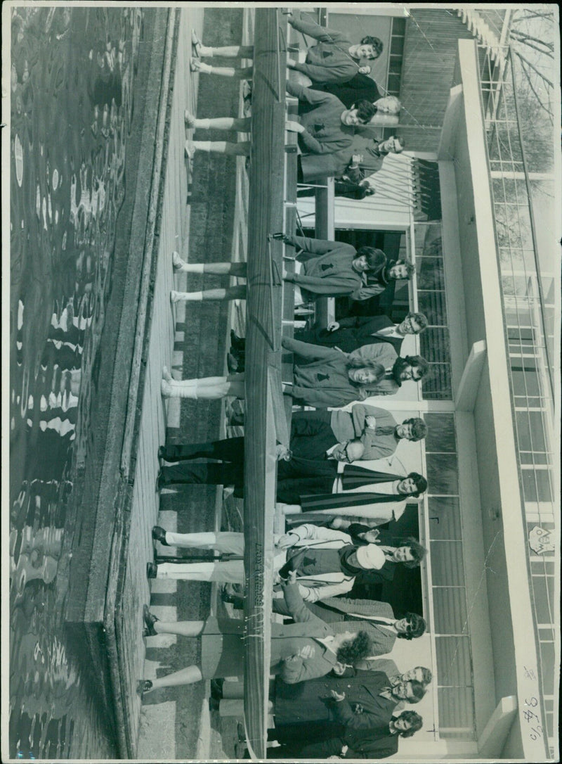 Lady The全無 8 940 JA on a deep dive off the coast of Oxford, UK. - Vintage Photograph