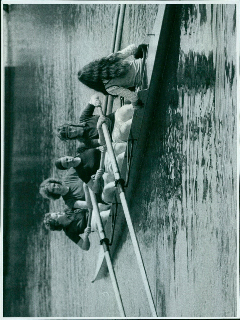 A group of children playing in a field. - Vintage Photograph