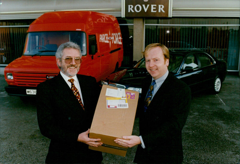 Parcelforce seals new contract with Rover Group. - Vintage Photograph