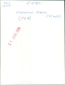 A young woman playing a guitar in a park. - Vintage Photograph