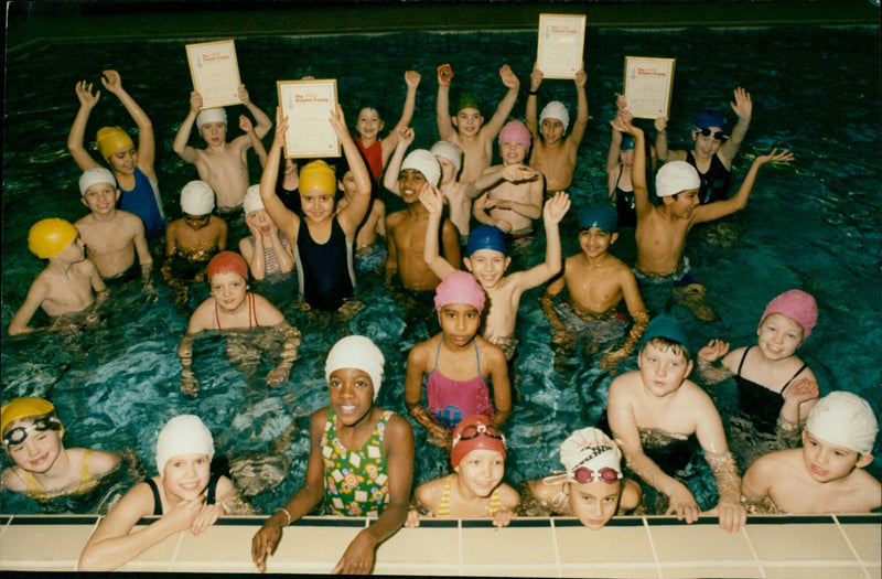 Delphin Trophy winner celebrates their 19th victory. - Vintage Photograph