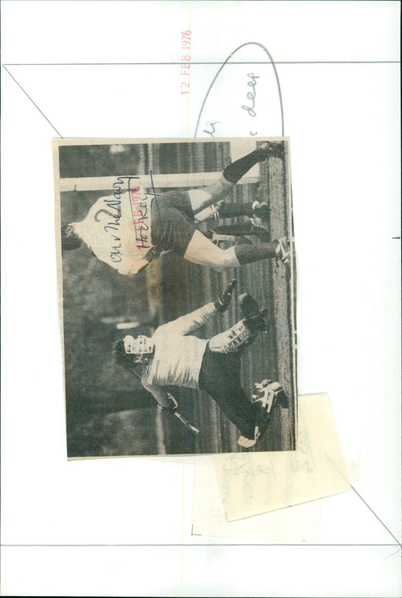 A Nain Horker being loaded onto an H.P.R. 2 plane. - Vintage Photograph