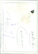 John Archer receives an OMPI award on October 17th, 1975. - Vintage Photograph