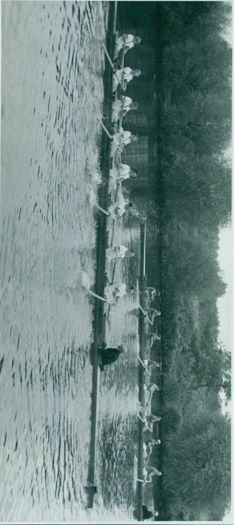 Oxford Mail Servants and Falcons playing rugby at Long Bridges. - Vintage Photograph