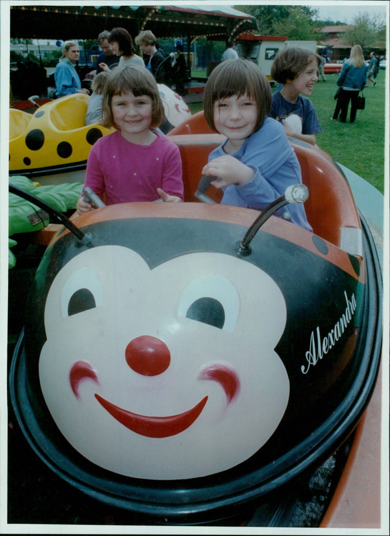 Oxford residents enjoy a day of music, dancing, and jousting at the Oxford West Fun Day. - Vintage Photograph