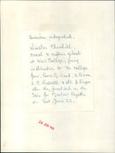 American undergraduate Winston Churchill coaching New College boat crew. - Vintage Photograph