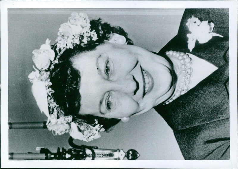 Swedish Prime Minister Tage Erlander speaks at a campaign rally in Stockholm on August 1, 1959. - Vintage Photograph