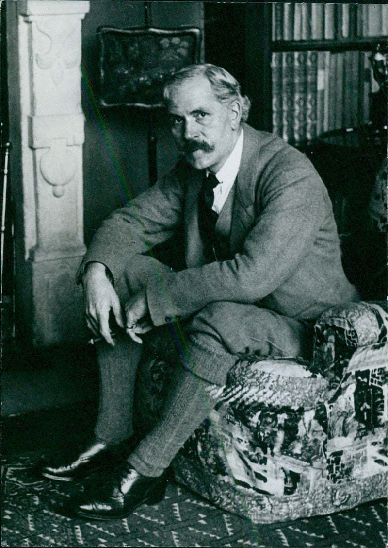 Prime Minister of Great Britain, James Ramsay MacDonald, poses for a portrait at the Camera Press in London on August 1st, 1964. - Vintage Photograph