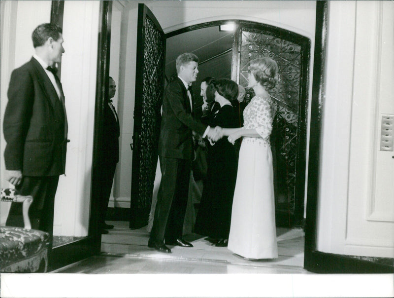 Swedish Prime Minister Tage Erlander delivering a speech in Stockholm on January 4, 1963. - Vintage Photograph