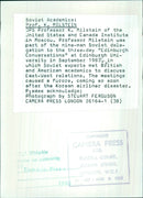 Prof. K. Milstein of the United States and Canada Institute in Moscow attends the "Edinburgh Conversations" at Edinburgh University in September 1983. - Vintage Photograph