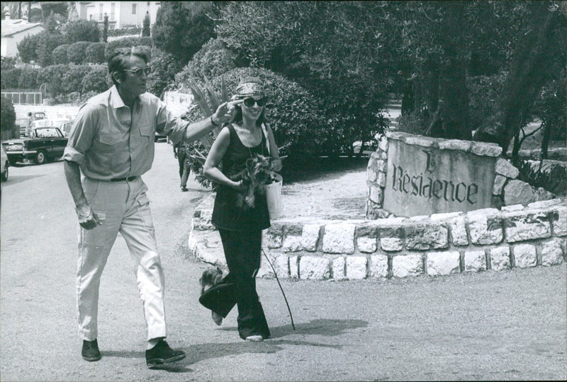 A view of the 1621 Residence in Paris, France on 10 Avenue Frochot. - Vintage Photograph