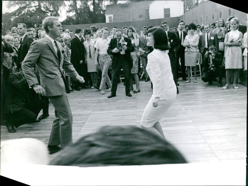 Marie Claire Editor-in-Chief Pierre Charron poses for the magazine in Stockholm, Sweden on August 1, 1964. - Vintage Photograph