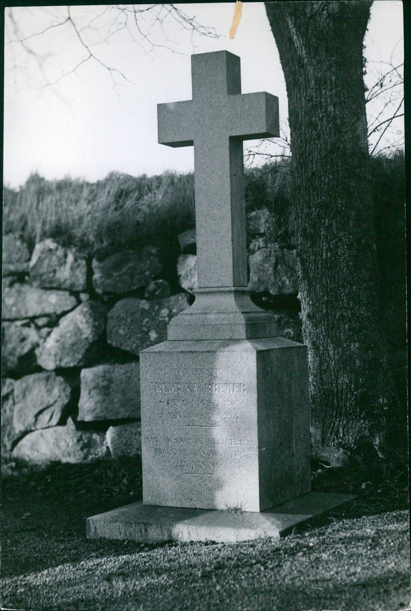 On September 3rd, 1801, Har Ilmar Fredrika Efemer was buried at the Osterhaninge churchyard in Sweden. - Vintage Photograph