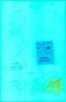 A student examines a roll of Kodak-manufactured photographic paper. - Vintage Photograph