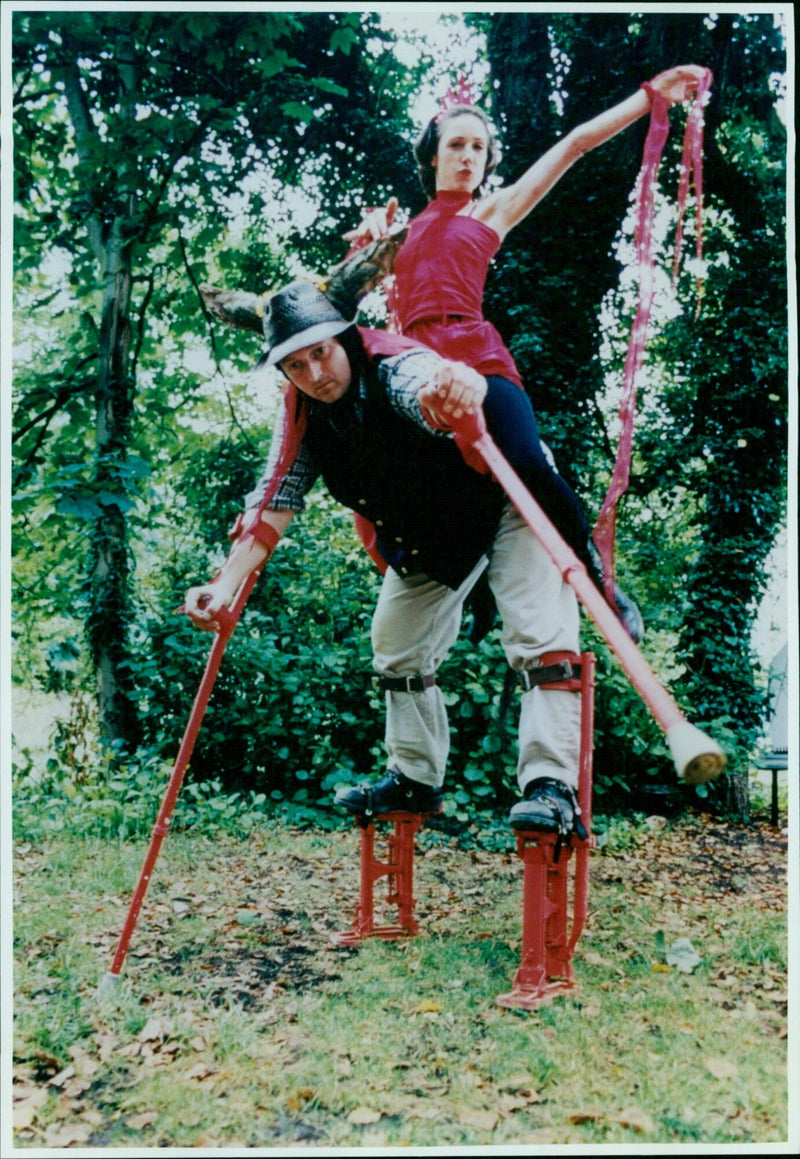 Production photographs from the Creation Theatre Company. - Vintage Photograph