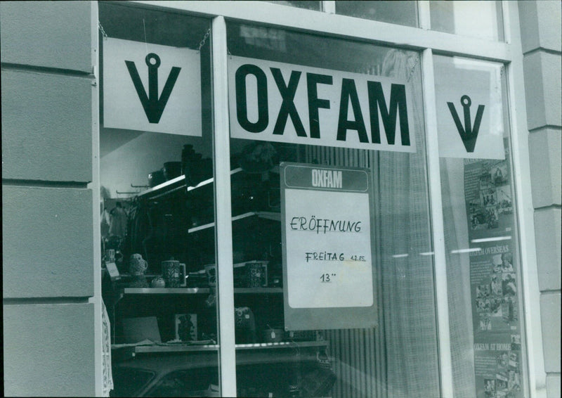 The Oxfam charity received a windfall of £30,000 to aid Ethiopia after a plea to local councils to reduce the rates. - Vintage Photograph